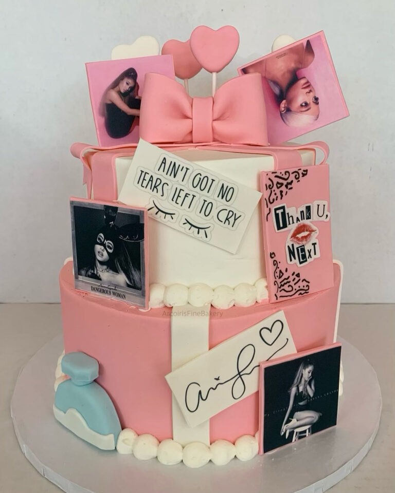 Birthday cake by Arcoiris Fine Bakery