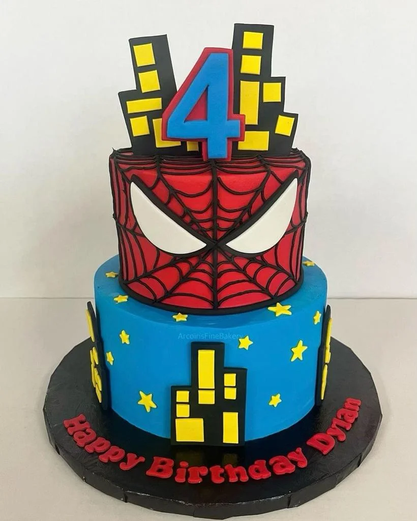 Birthday cake by Arcoiris Fine Bakery
