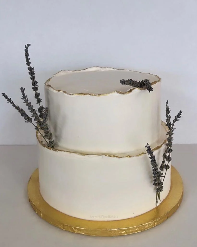 Wedding or quinceañera cake by Arcoiris Fine Bakery