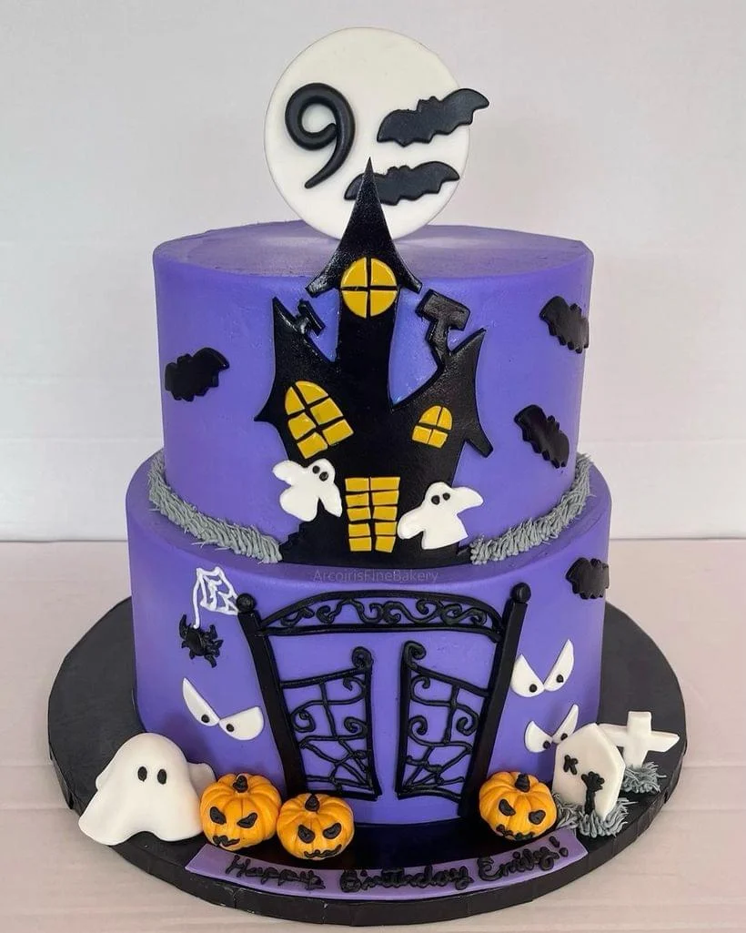 Birthday cake by Arcoiris Fine Bakery