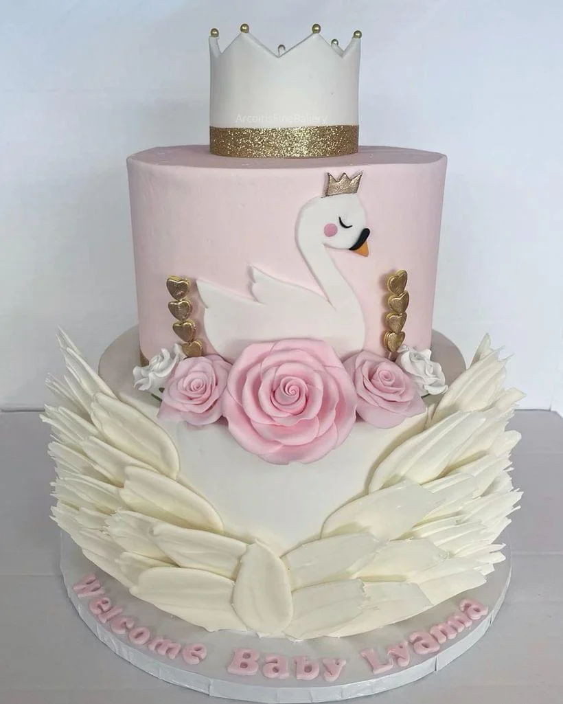 Wedding or quinceañera cake by Arcoiris Fine Bakery