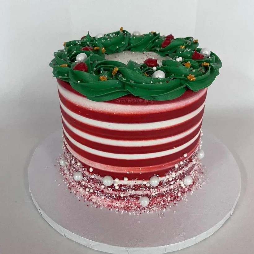 Holiday or special-occasion cake by Arcoiris Fine Bakery