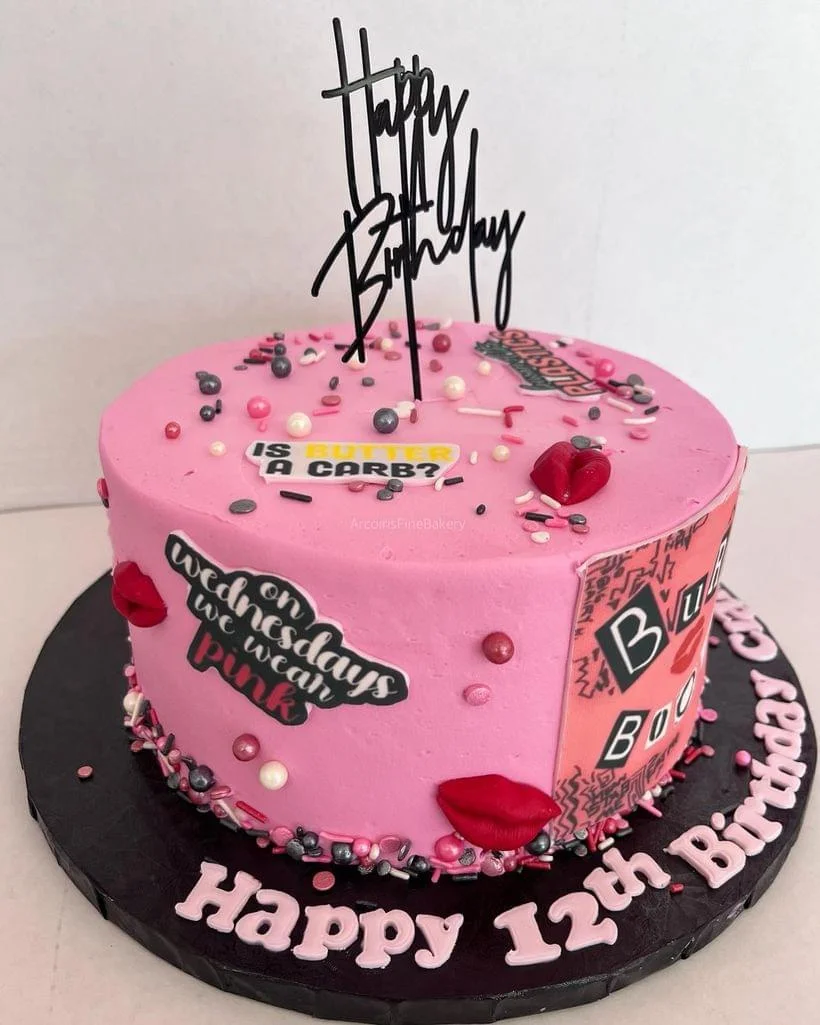 Birthday cake by Arcoiris Fine Bakery