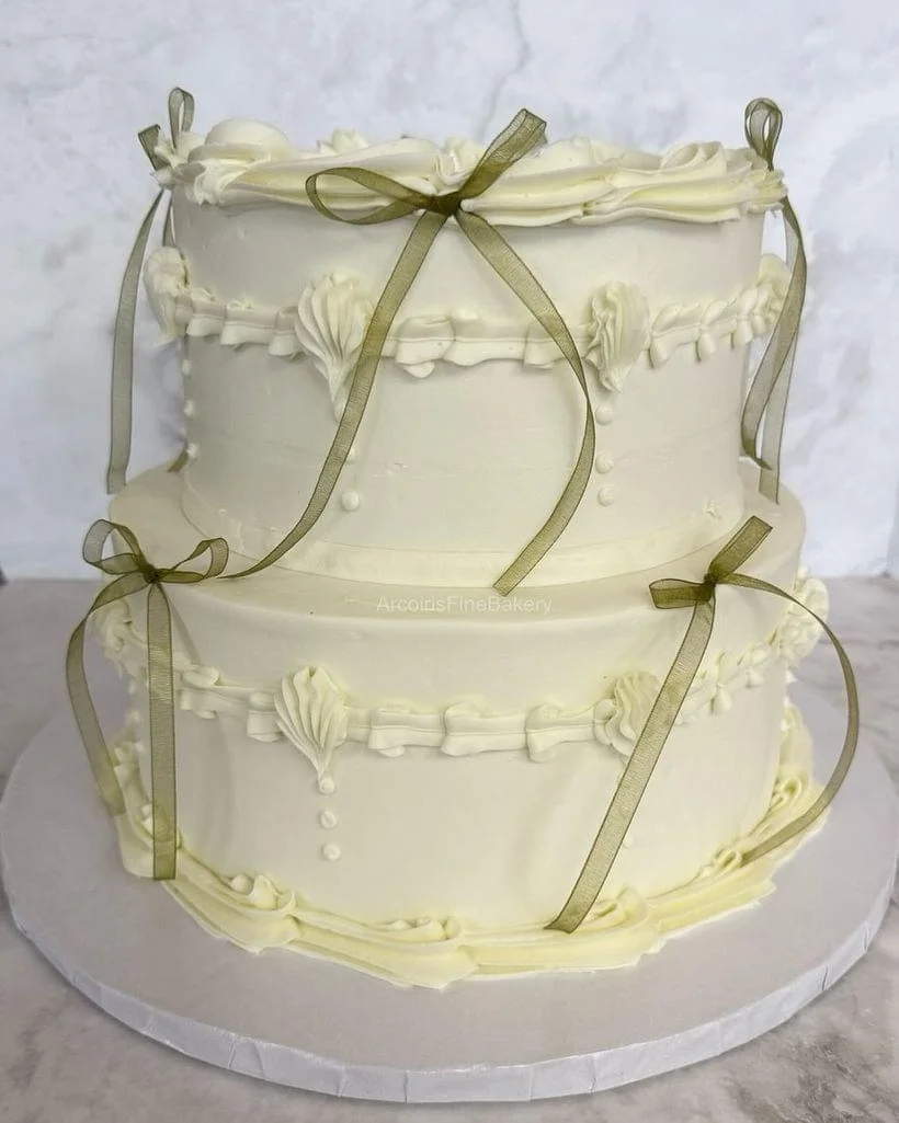 Wedding or quinceañera cake by Arcoiris Fine Bakery