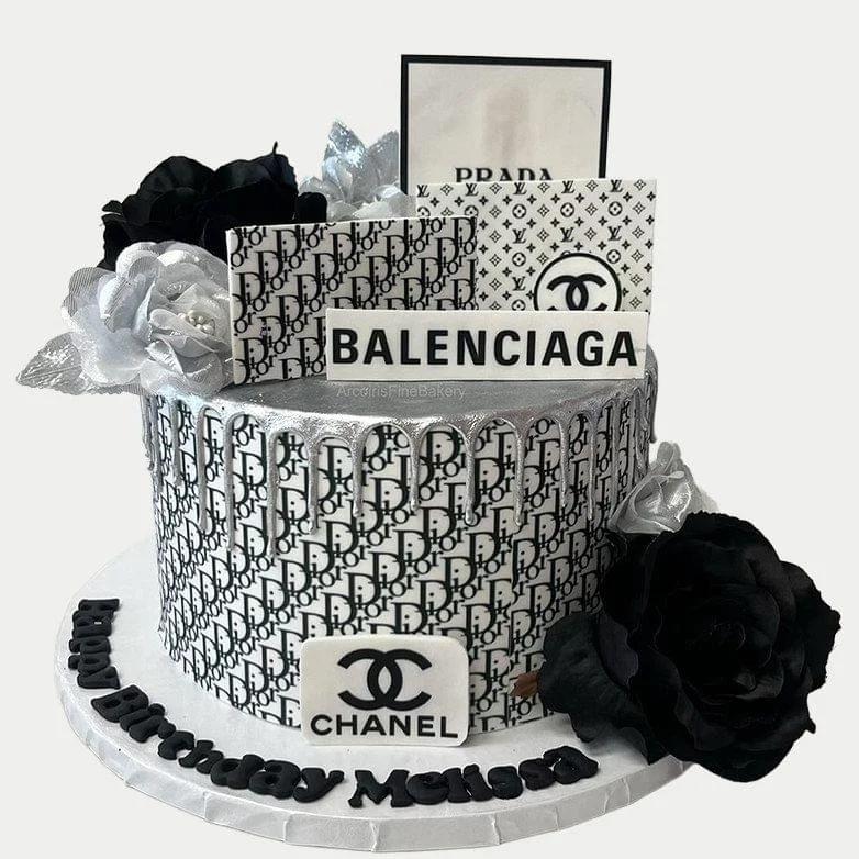 Birthday cake by Arcoiris Fine Bakery