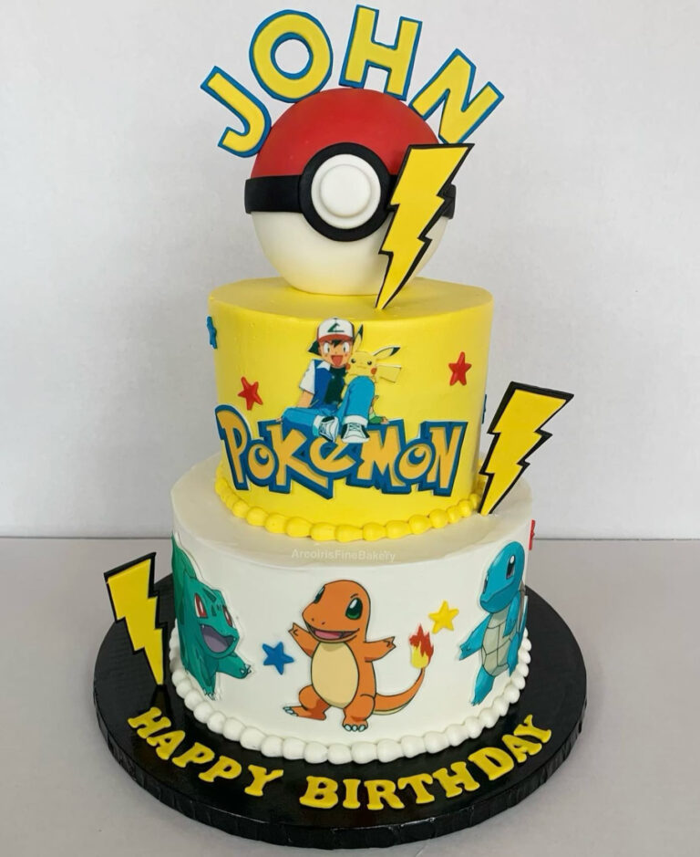 Birthday cake by Arcoiris Fine Bakery